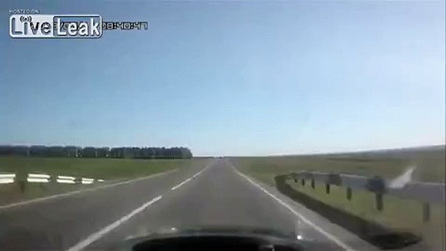 LiveLeak.com - Car flips over in accident