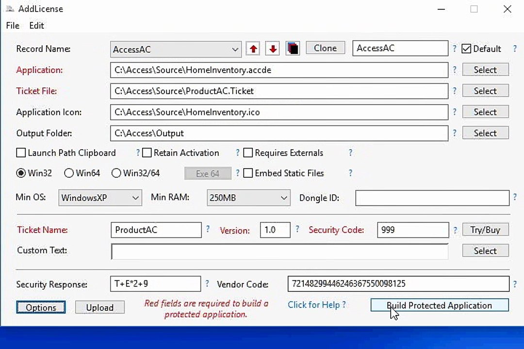 How to Protect MS Access App To Sell