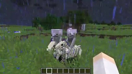 Minecraft 1.9 Snapshot 15w38a- Skeleton Horses, Skeletal Riders!