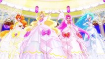 Go! Princess Pretty Cure - Mode Elegant Premium (Cherry, Coral, Galaxy and Sun) and Eclat Espoir