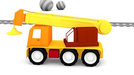 CLEVER CRANE - Cartoon Cars Construct a SLIDING PUZZLE - Classical Music for Kids! Educational Video [Full Episode]