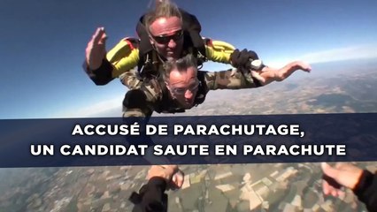 Accusé de parachutage, un candidat aux élections saute en parachute