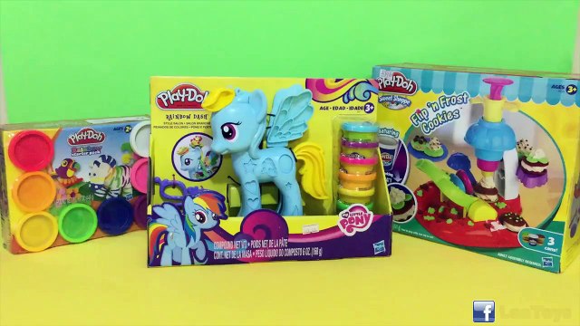 Play doh Rainbow My little pony Disney Kids Toys Children Funny videos Unboxing Review 2015 [Full Episode]