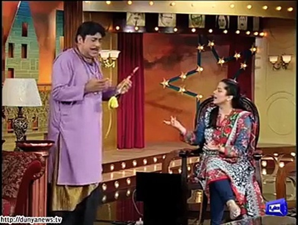 Dunya News  Hasb-E-Haal Azizi as a 'Ranjha' 1-3