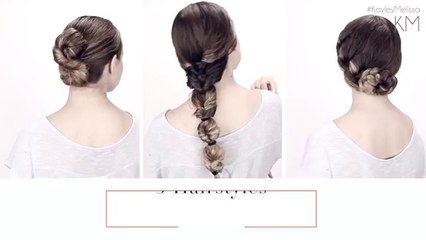 3 Quick Wet Hairstyles