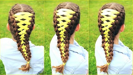 DIY Corset Braid Hair Tutorial