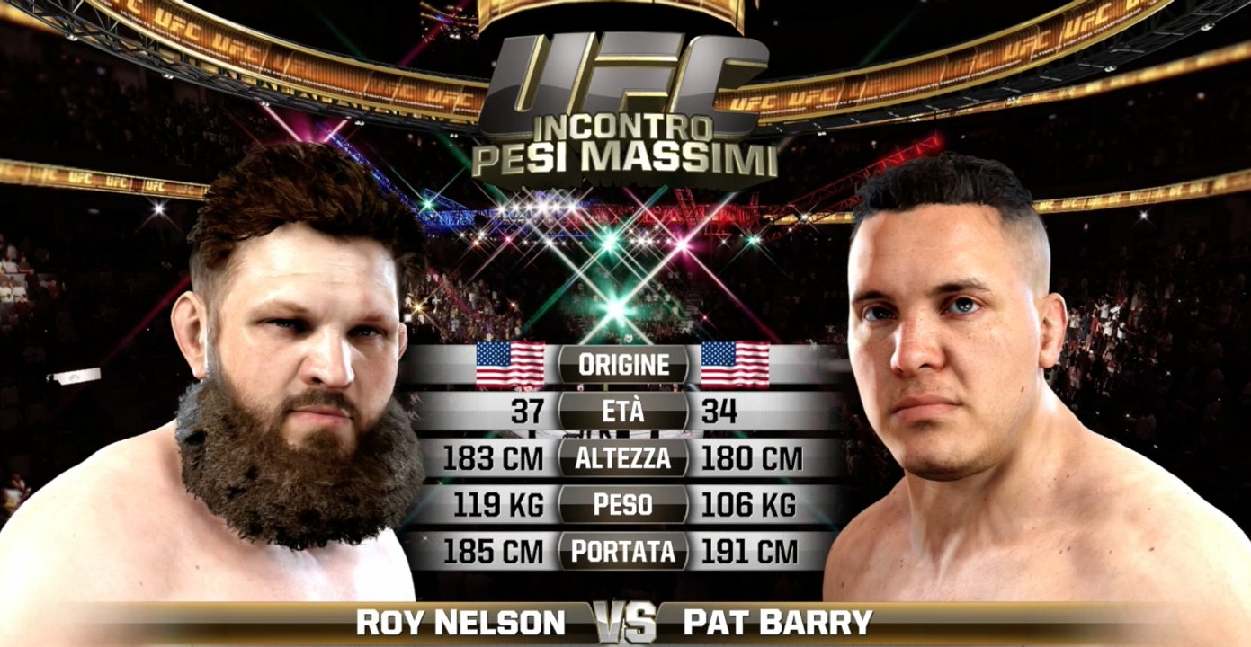 UFC Fight Night Roy Nelson vs Pat Barry (xbox one)
