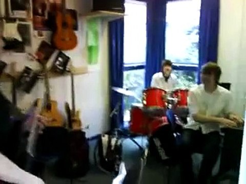 Band starts to play with Fire Alarm and it sounds great!