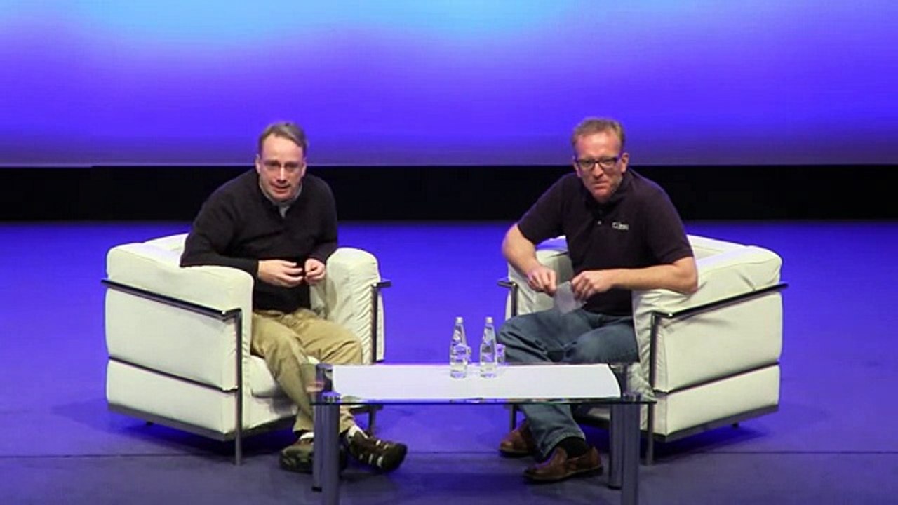 Linus Torvalds Interviewed on Stage at LinuxCon + CloudOpen Europe 2013