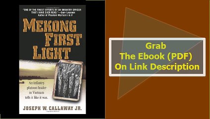 Mekong First Light An Infantry Platoon Leader in Vietnam