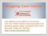 Blogging Cash Course
