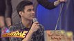 It's Showtime: Evan draws his message to Pastillas Girl