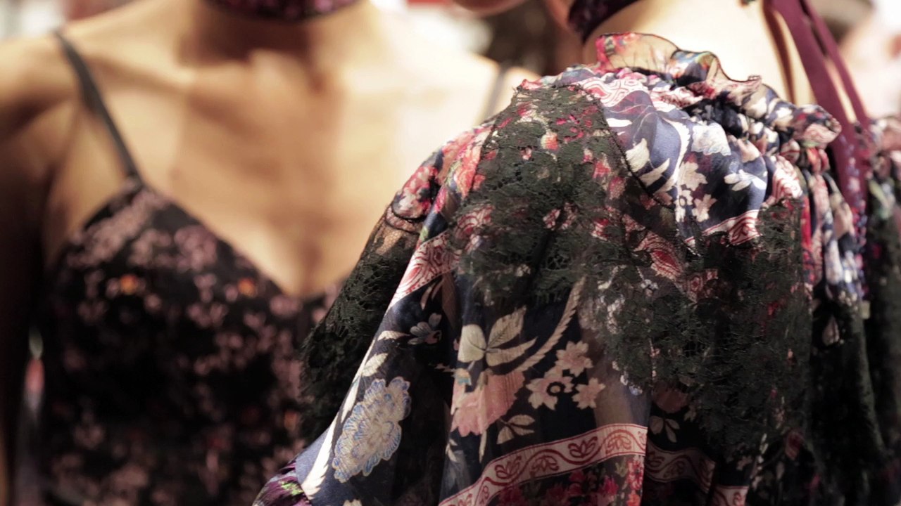 Backstage at Etro Spring/Summer 2016