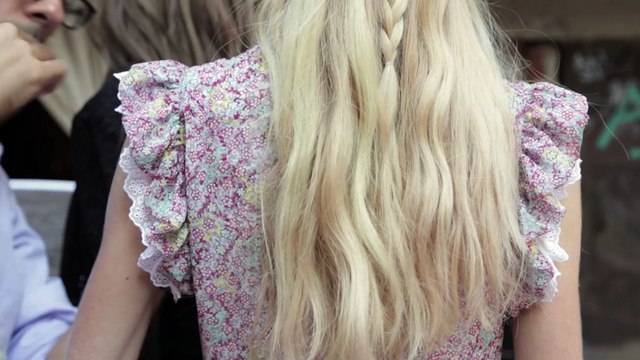 Interview de Lorenzo Serafini en backstage du défilé Philosophy