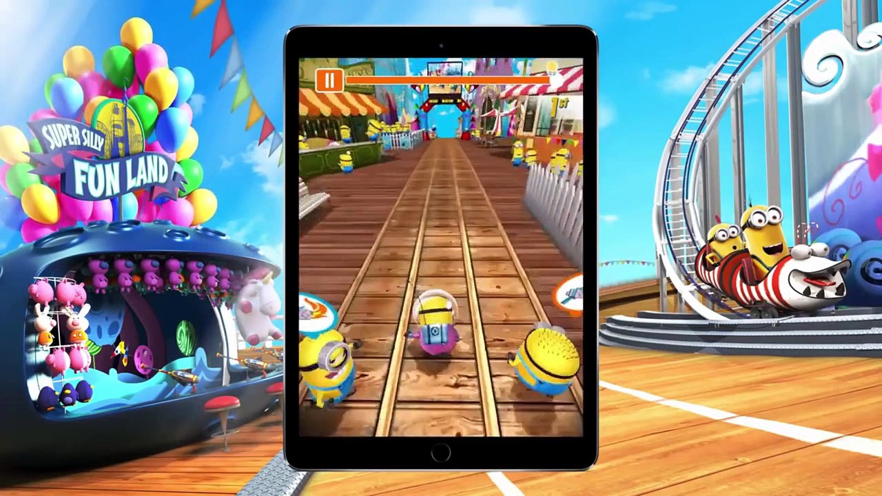 Despicable Me: Minion Rush NEW Minion Multiplayer Race Super Silly Fun Land!