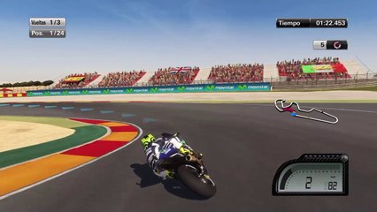 MotoGP14 PS4 1080p HD GP Movistar de Aragón MotoGP