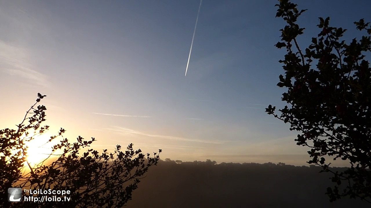 épandage aérien sur Quimper le 25 septembre 2015. vidéo N°1.
