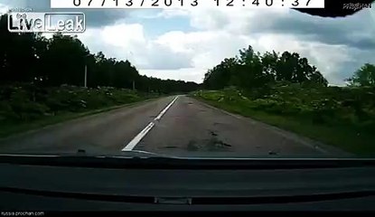 LiveLeak.com - Car tries to overtake tractor.