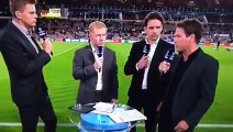 Giggs curls ball onto Scholes foot during interview