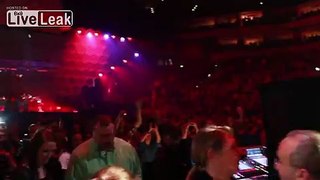 LiveLeak.com - Dude proposes on stage at Justin Timberlake gig...