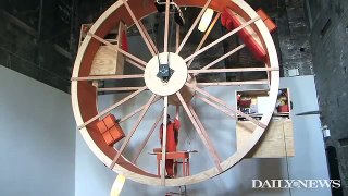 2 Artists Live in a Human Hamster Wheel for 10 Days