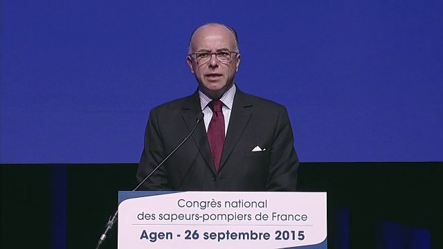 Discours de M. Bernard Cazeneuve en clôture du Congrès National des Sapeurs-Pompiers de France à Agen