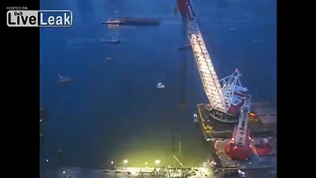 US Airways Flight 1549 - Recovery operations In Double Time & Hudson Flight 1549 HD Animation with audio for US Airways Water Landing