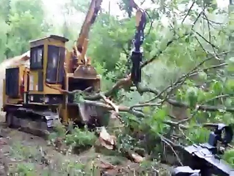 Broyeur branches dessoucheuse foret