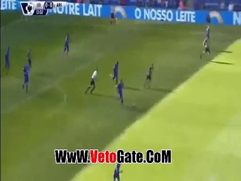 فاردى يتقدم بالهدف الاول ليستر سيتى فى الارسنال