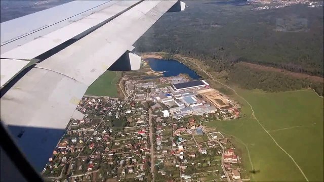 Sukhoi Superjet 100 Moskow Sheremetyevo (svo) aircraft take-off and landing