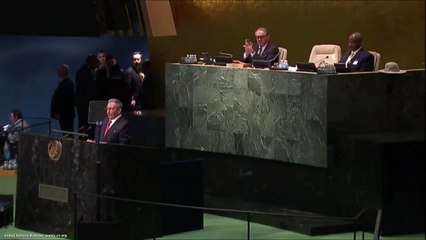UN Speeches: Cuban President Raul Castro