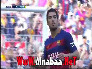 الهدف الثانى برشلونه فى لاس بالماس