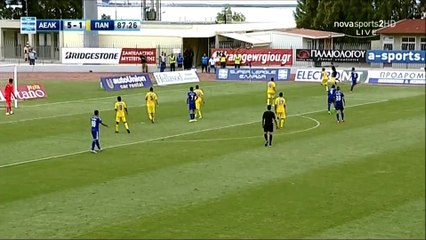 My Ο Κέβιν σπάει τζάμι στο ματς της Καλλονής με τον Παναιτωλικό