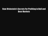 Stan Weinstein's Secrets For Profiting in Bull and Bear Markets Livre Télécharger Gratuit PDF