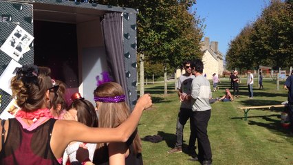Le photomaton ambulant au festival Echap