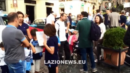 Raduno auto storiche a Frascati - L'inno della Lazio