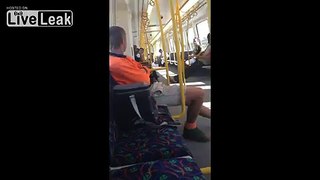 Funny argument on a Perth train