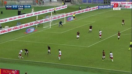 Marco Borriello 3:1 | Roma - Carpi 26.09.2015 HD