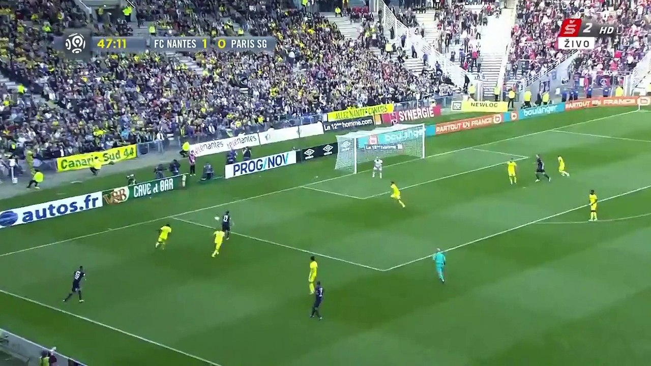 Zlatan Ibrahimovic 1:1 | Nantes - Paris Saint Germain 26.09.2015 HD