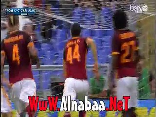 اهداف روما امام كاربى 3-1 الشوط الاول