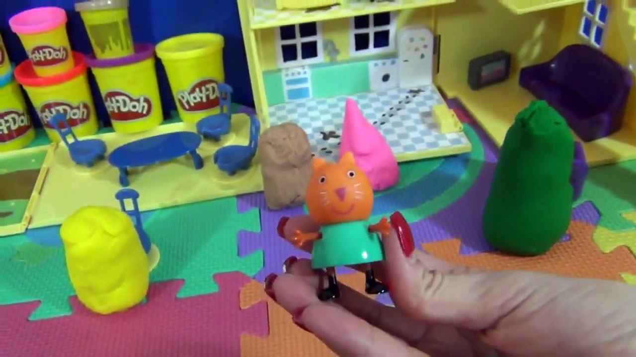 Peppa Pig Mini Pizzeria Jouet Playset Play doh ♥ Pizza shop carry case