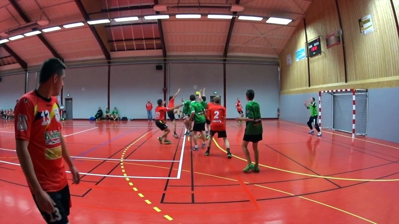 HBC Ecouche VS COS Handball coupe de France DPT vendredi 25 Septembre 2015 1ere mi-temps