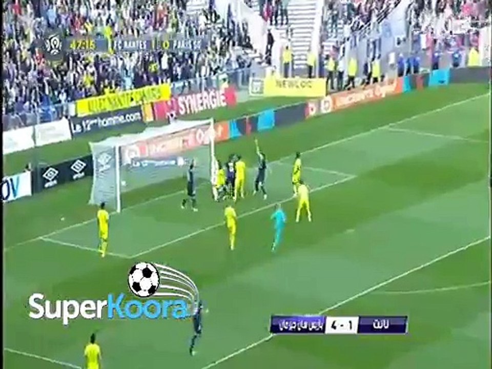 اهداف مباراة ( نانت 1-4  باريس سان جيرمان ) الدوري الفرنسي الدرجة الأولى