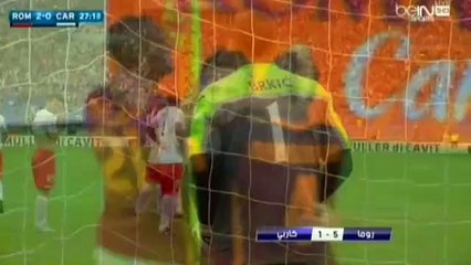 أهداف مباراة روما وكاربي في الدوري الإيطالي
