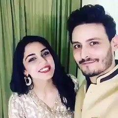 Wali and Fara wishing Eid ul azha