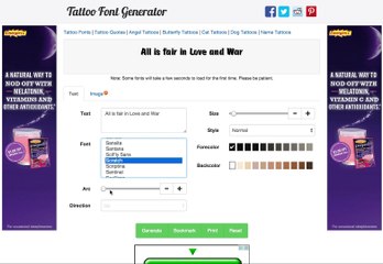 Create Tattoo Lettering Designs