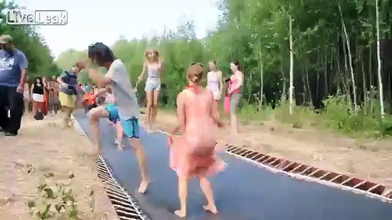 170 ft Long Trampoline
