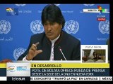 Evo Morales: ninguna nación decidirá el futuro de Bolivia