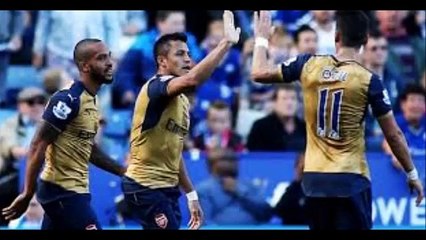 LEICESTER CITY 2 - 5 ARSENAL ALEXIS HAT-TRICK SEALS VICTORY