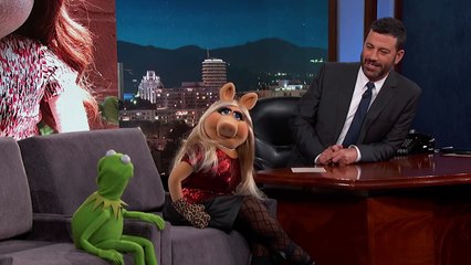 Kermit the Frog & Miss Piggy on Jimmy Kimmel Live